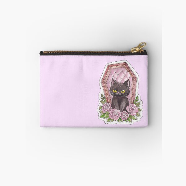 Item preview, Coffin Kitty — Cute Hand Drawn Gothic Cat Art designed and sold by Darkfully-Done.