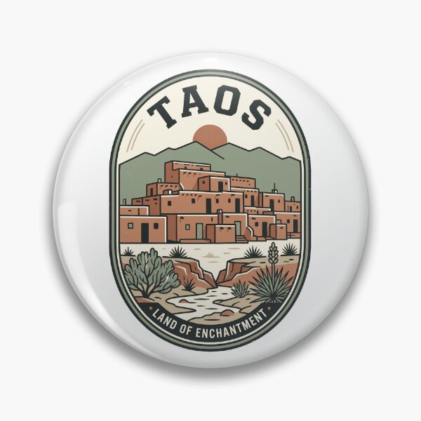 Item preview, Vintage Taos New Mexico Pueblo Desert Landscape designed and sold by k3rstman1.