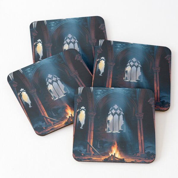 Item preview, Kindle the Flame, Dark Fantasy Wall Art, Soulslike Game Inspired designed and sold by LatentGoods.