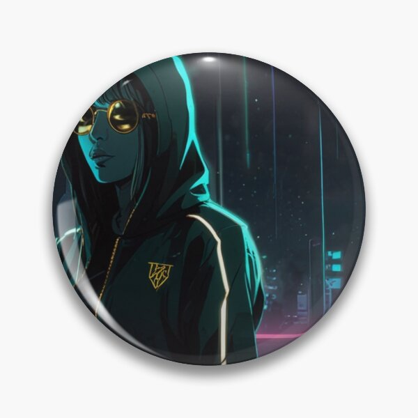 Item preview, High Contrast Techwear Aesthetic Dark Anime | Cyberpunk Anime Poster designed and sold by Joy-boy-op.