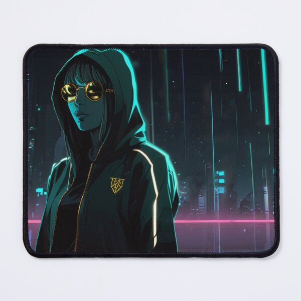 Item preview, High Contrast Techwear Aesthetic Dark Anime | Cyberpunk Anime Poster designed and sold by Joy-boy-op.