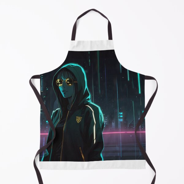 Item preview, High Contrast Techwear Aesthetic Dark Anime | Cyberpunk Anime Poster designed and sold by Joy-boy-op.
