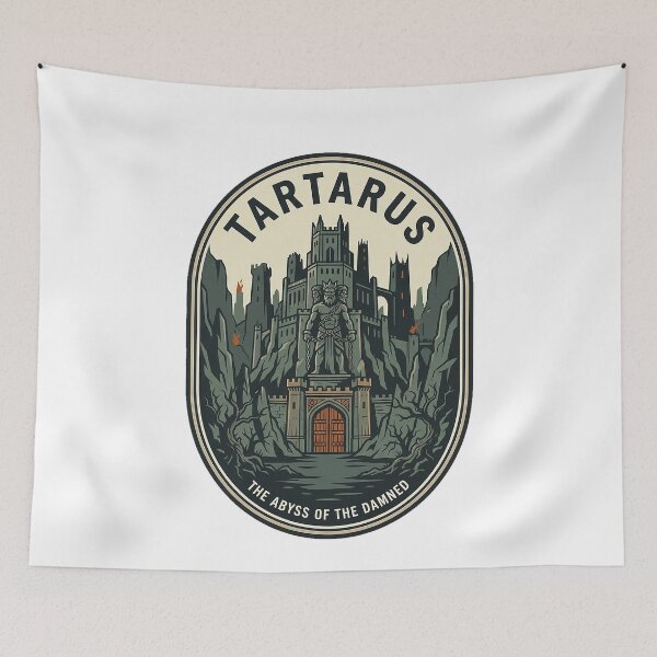 Item preview, Gothic Tartarus Underworld Abyss Fantasy Fortress designed and sold by k3rstman1.