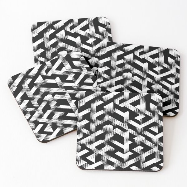 Item preview, Abstract Geometric Maze Pattern designed and sold by MegaNovaArt.