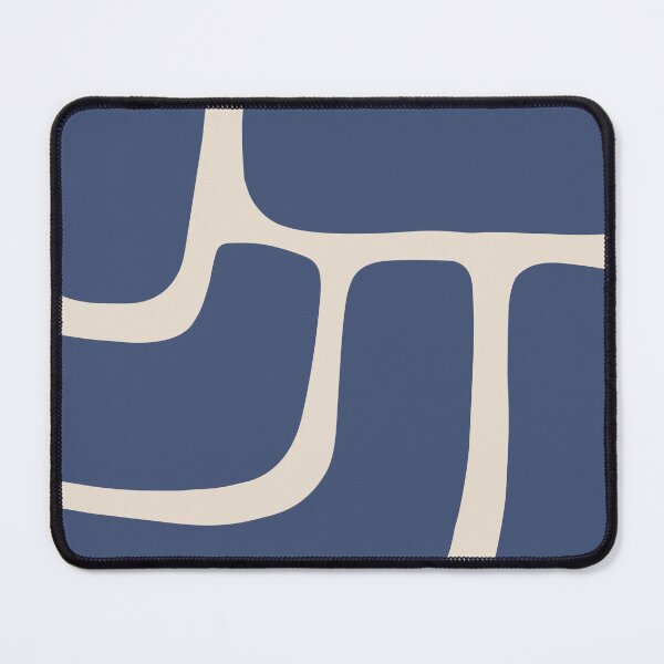Item preview, Navy Blue Modern Abstract Shapes Art designed and sold by NicoleYoungStudio.