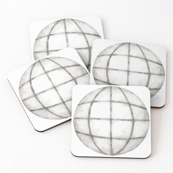 Item preview, Minimalist Watercolor Globe Illustration designed and sold by SpatialPost.
