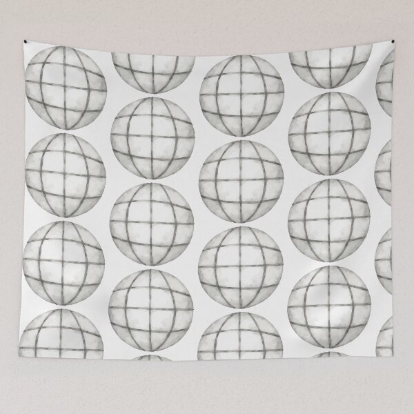 Item preview, Minimalist Watercolor Globe Illustration designed and sold by SpatialPost.