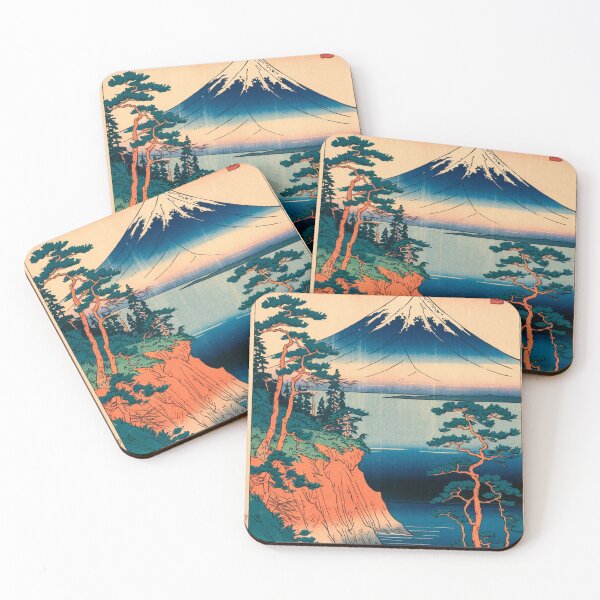 Item preview, Japanese Mount Fuji Woodblock Print, Ukiyo-e Art Gift designed and sold by LatentGoods.