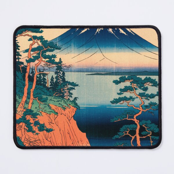 Item preview, Japanese Mount Fuji Woodblock Print, Ukiyo-e Art Gift designed and sold by LatentGoods.