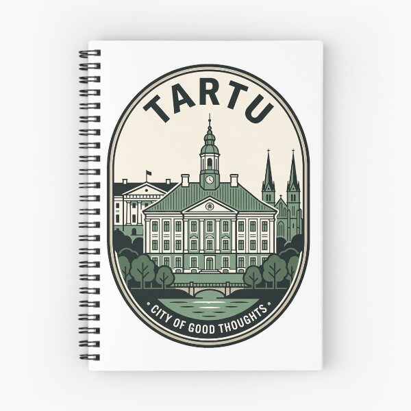 Item preview, Tartu Estonia City Of Good Thoughts Vintage Badge designed and sold by k3rstman1.