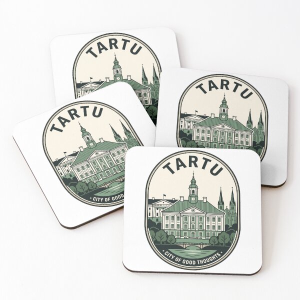 Item preview, Tartu Estonia City Of Good Thoughts Vintage Badge designed and sold by k3rstman1.