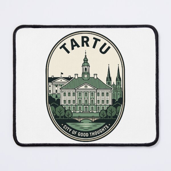Item preview, Tartu Estonia City Of Good Thoughts Vintage Badge designed and sold by k3rstman1.
