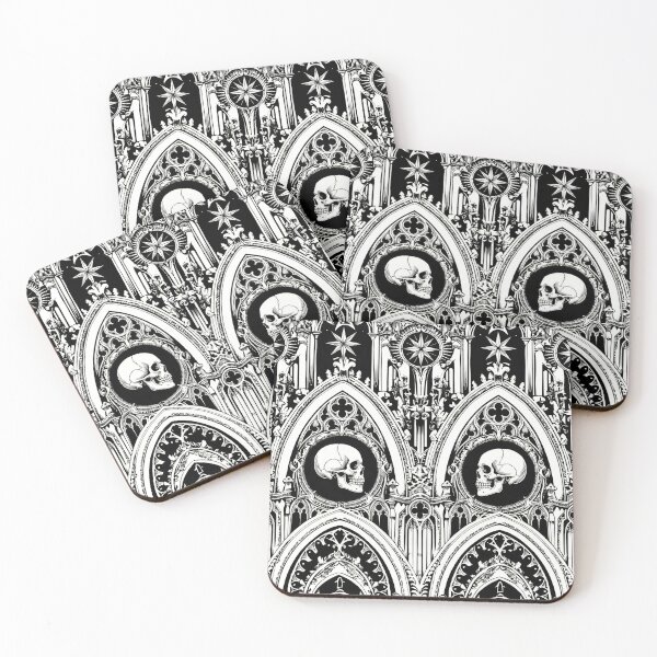 Item preview, Occult Gothic Skull Cathedral designed and sold by MegaNovaArt.