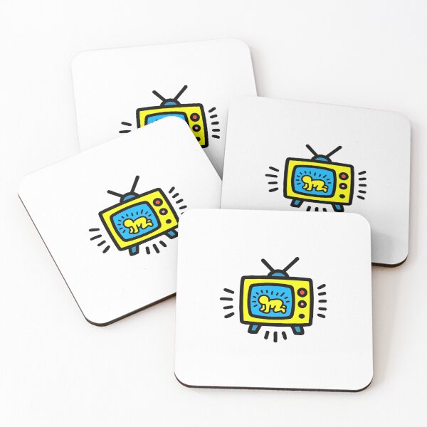 Item preview, Pop Art TV and Crawling Radiant Baby designed and sold by rarekicksnyc.