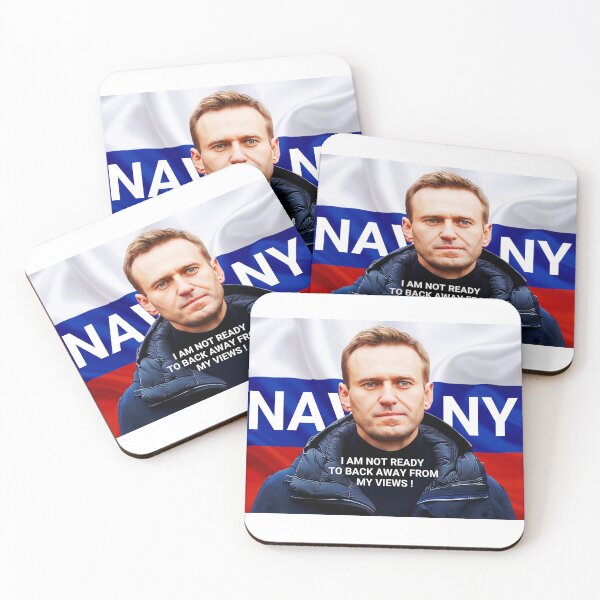 Item preview, Alexei Navalny Quote - I Am Not Ready To Back Away designed and sold by sam0471.