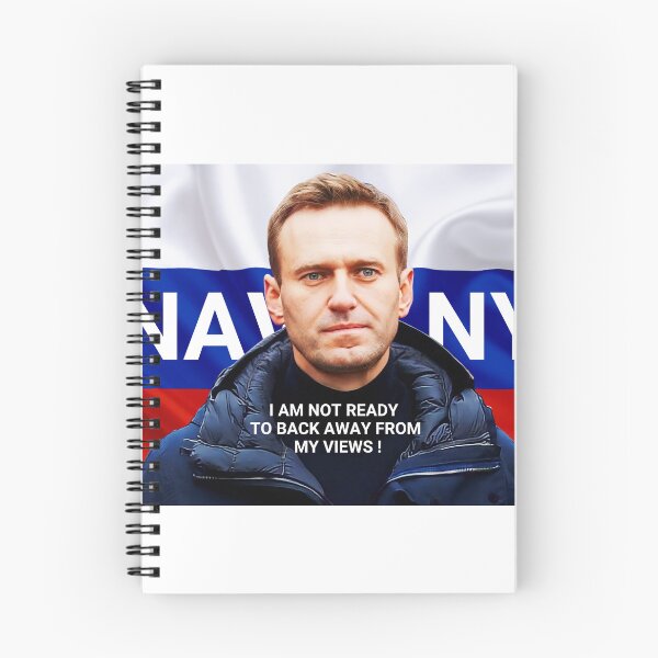 Item preview, Alexei Navalny Quote - I Am Not Ready To Back Away designed and sold by sam0471.