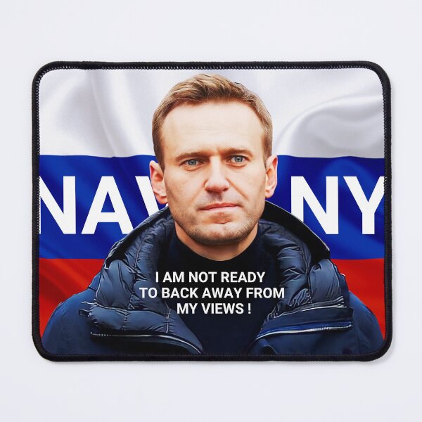 Item preview, Alexei Navalny Quote - I Am Not Ready To Back Away designed and sold by sam0471.