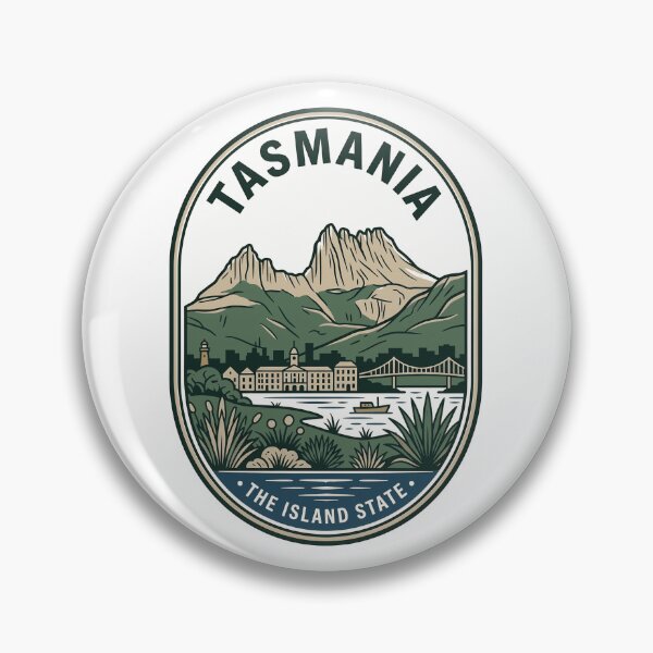 Item preview, Vintage Tasmania Island State Travel Badge designed and sold by k3rstman1.