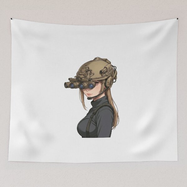 Item preview, Tactical NVG Girl - Night Operations Aesthetic designed and sold by RAWLIFEGRAPHIC.