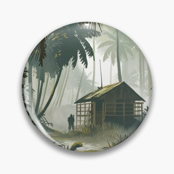 Item preview, Deep in the Jungle, FPS Game Art Print, Tactical Military Wall Decor designed and sold by LatentGoods.