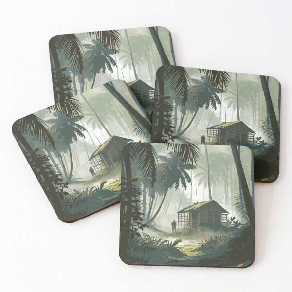 Item preview, Deep in the Jungle, FPS Game Art Print, Tactical Military Wall Decor designed and sold by LatentGoods.
