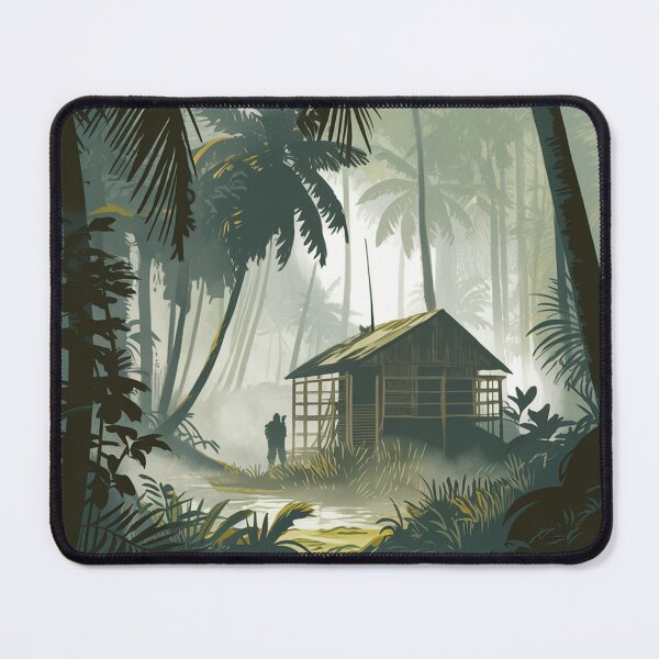 Item preview, Deep in the Jungle, FPS Game Art Print, Tactical Military Wall Decor designed and sold by LatentGoods.