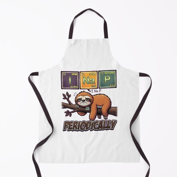 Item preview, I Nap Periodically Sloth Periodic Table Pun designed and sold by TshirtsOnline-.