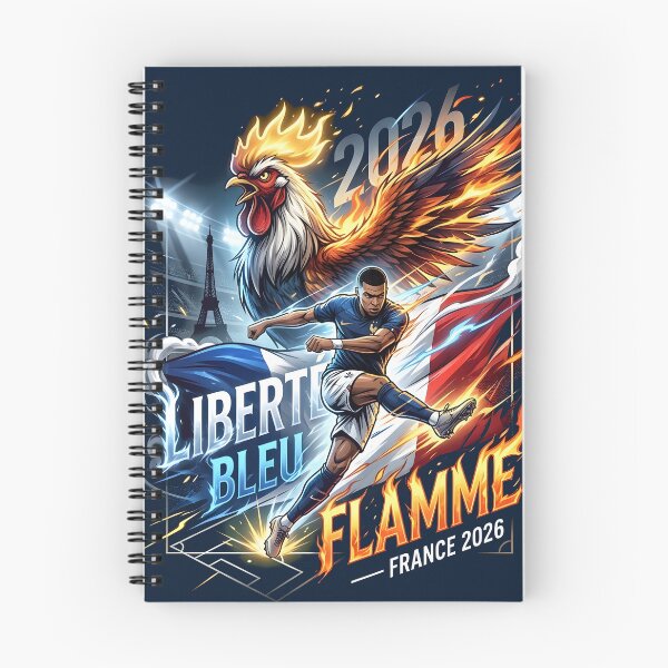 Item preview, Liberté Bleu Flamme France - World Cup 2026 designed and sold by VoidAnimeStudio.