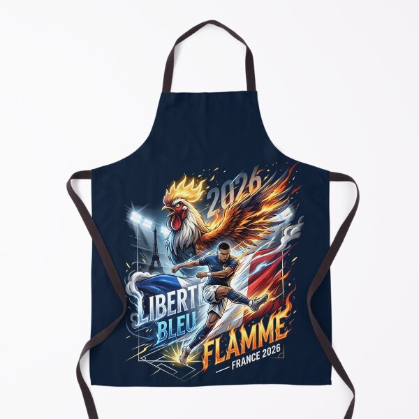 Item preview, Liberté Bleu Flamme France - World Cup 2026 designed and sold by VoidAnimeStudio.