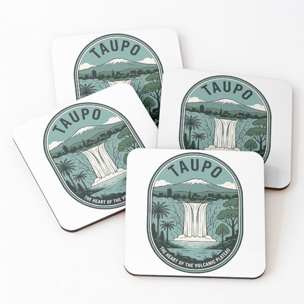 Item preview, Taupo New Zealand Huka Falls Vintage Volcanic Landscape designed and sold by k3rstman1.
