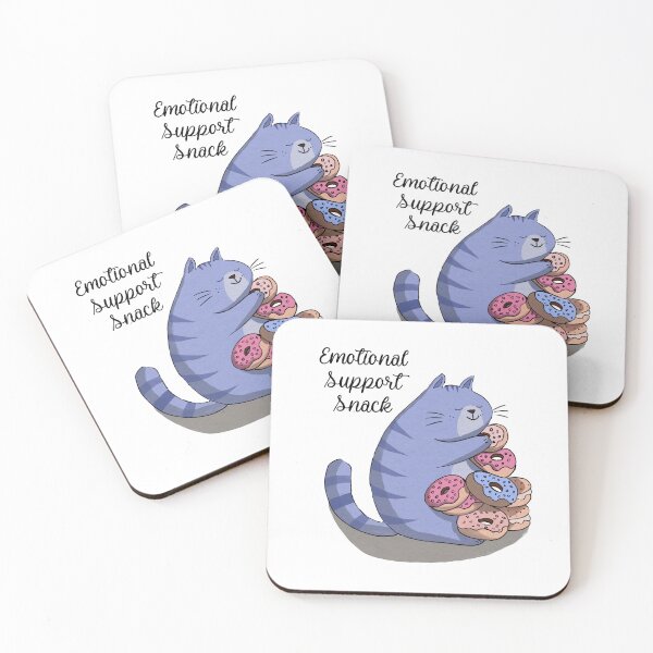 Item preview, Cozy Donut Hoarder Cat designed and sold by Blissandlove.