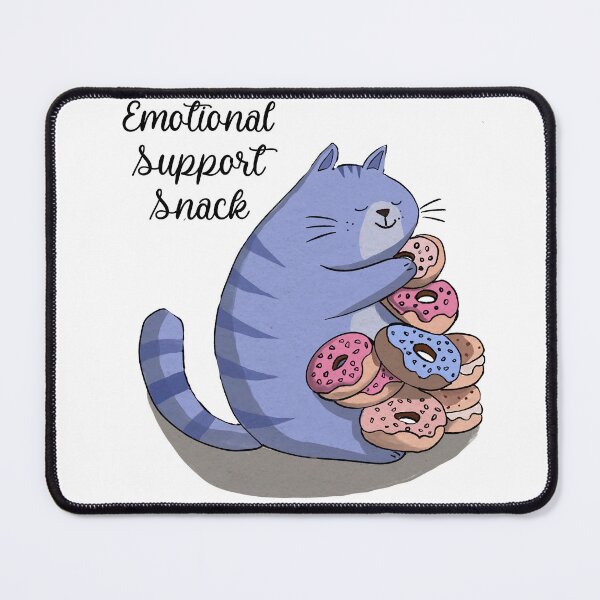 Item preview, Cozy Donut Hoarder Cat designed and sold by Blissandlove.