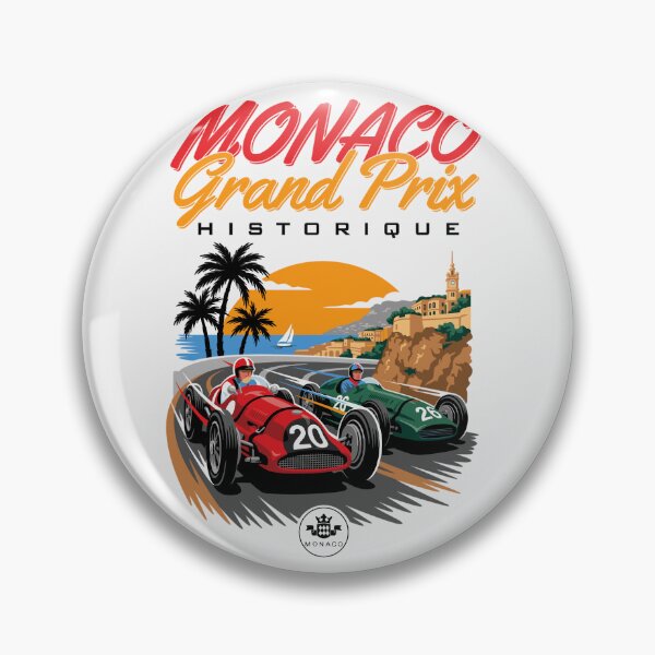 Item preview, Vintage Monaco Classic Riviera Racing Poster Design designed and sold by paulo silveira.