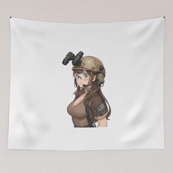 Item preview, Tactical NVG Girl - Night Operations Aesthetic designed and sold by RAWLIFEGRAPHIC.