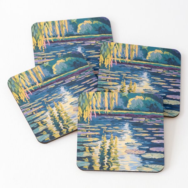 Item preview, Monet Water Lilies, Impressionist Art Print Gift designed and sold by LatentGoods.