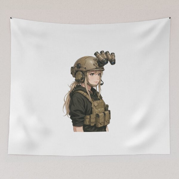 Item preview, Tactical NVG Girl - Night Operations Aesthetic designed and sold by RAWLIFEGRAPHIC.