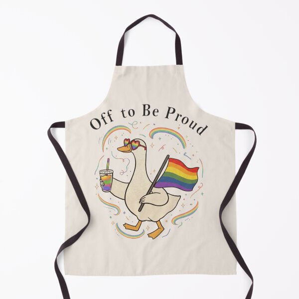 Item preview, Pride Goose LGBT Rainbow, Off To Be Proud, Gay Pride Gift, Lesbian LGBTQ, Funny Goose designed and sold by toongstudio.