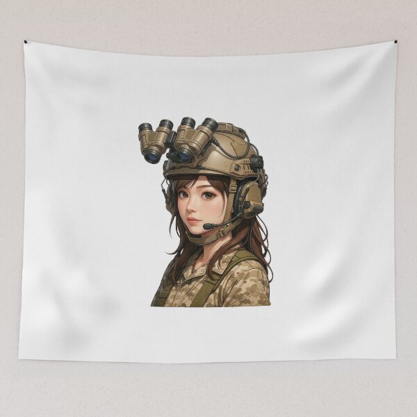 Item preview, Tactical NVG Girl - Night Operations Aesthetic designed and sold by RAWLIFEGRAPHIC.