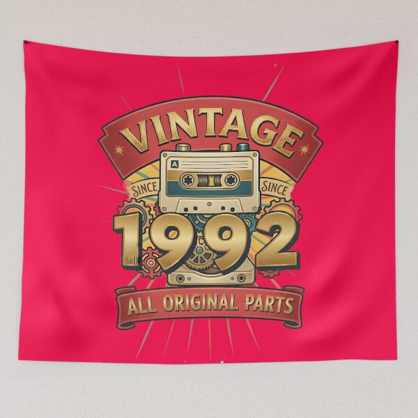 Item preview, Vintage 1992 All Original Parts Retro Cassette Design designed and sold by L&L.