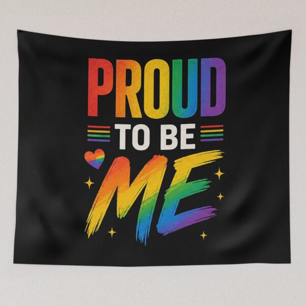 Item preview, Proud To Be Me – Rainbow Pride designed and sold by KyniraaCo.