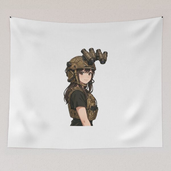 Item preview, Tactical NVG Girl - Night Operations Aesthetic designed and sold by RAWLIFEGRAPHIC.