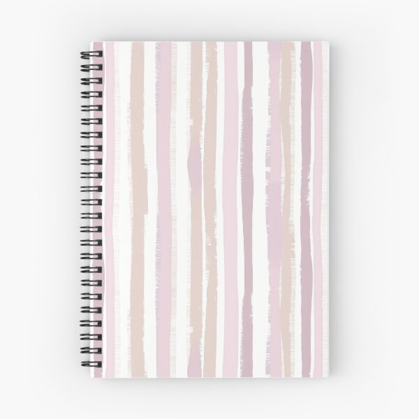 Artikelvorschau, Soft Blush Nursery Brush Stripes entworfen und verkauft von MegaNovaArt.