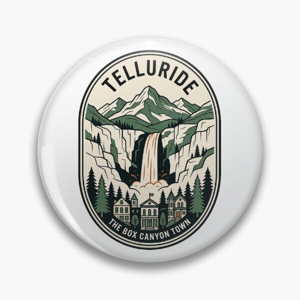 Item preview, Vintage Telluride Colorado Box Canyon Mountain Waterfall designed and sold by k3rstman1.