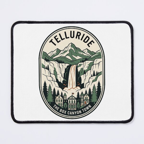 Item preview, Vintage Telluride Colorado Box Canyon Mountain Waterfall designed and sold by k3rstman1.