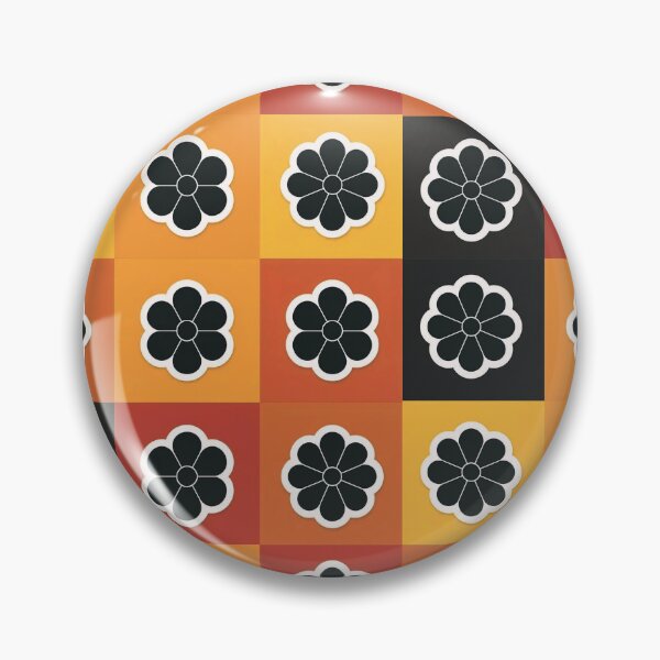 Item preview,  Daisies on orange designed and sold by uunaa.
