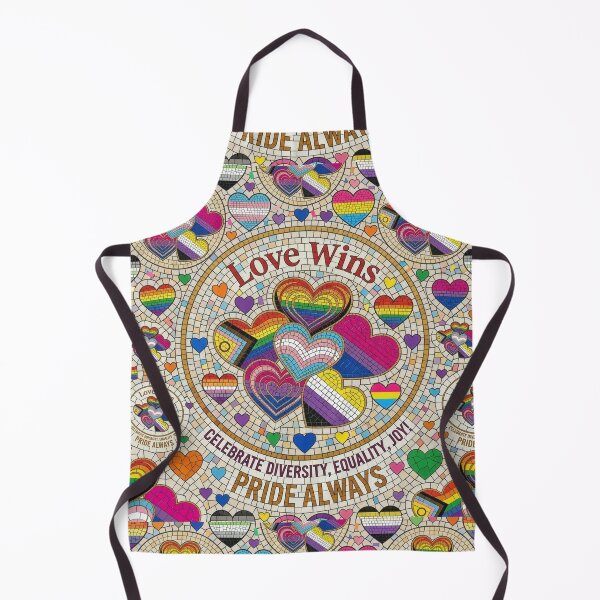 Item preview, love wins pride always mosaic celebrate diversity equality joyy designed and sold by Kate1art.