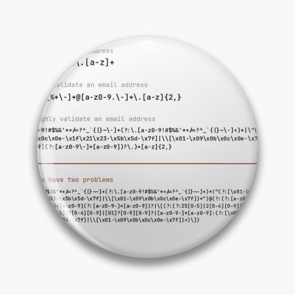 Item preview, Now You Have Two Problems Regex, Developer Gift designed and sold by LatentGoods.