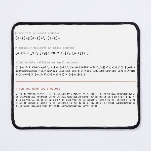 Item preview, Now You Have Two Problems Regex, Developer Gift designed and sold by LatentGoods.