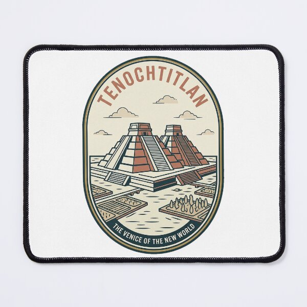 Item preview, Vintage Tenochtitlan Aztec Templo Mayor Travel Badge designed and sold by k3rstman1.