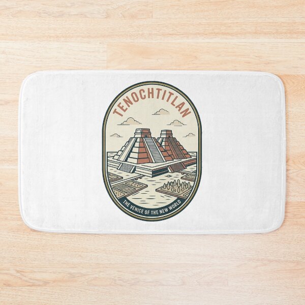 Item preview, Vintage Tenochtitlan Aztec Templo Mayor Travel Badge designed and sold by k3rstman1.